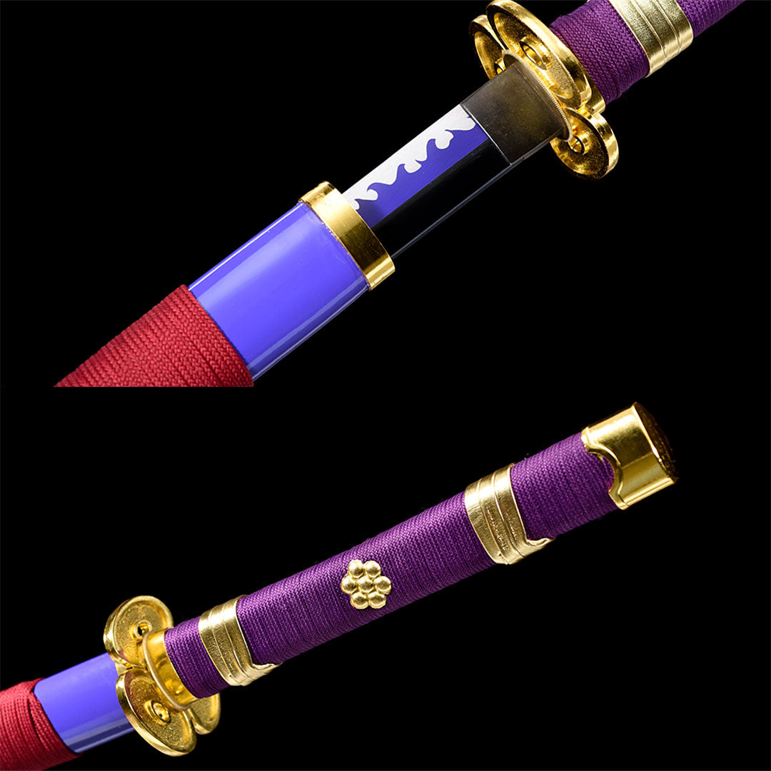 Zoro Enma sword replica from One Piece, 1060 carbon steel, view 10
