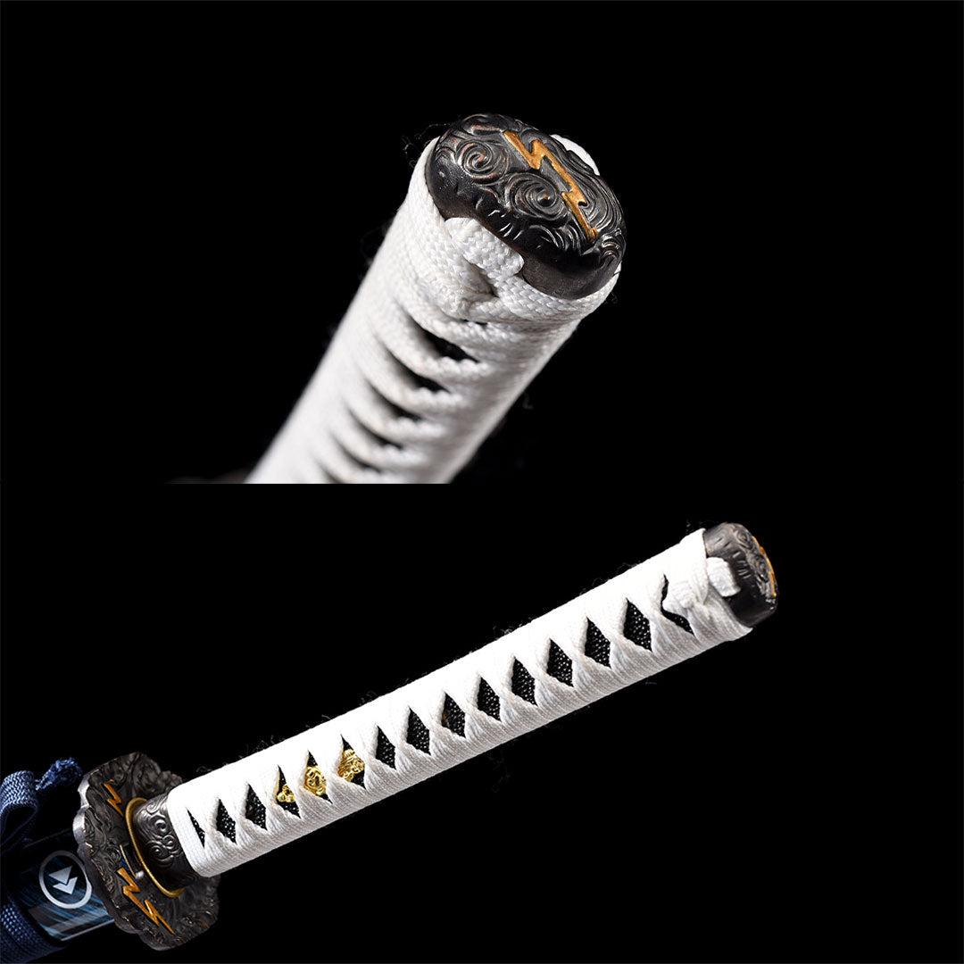 Ghost of Tsushima katana, Jin Sakai sword replica in 1060 steel, view 11