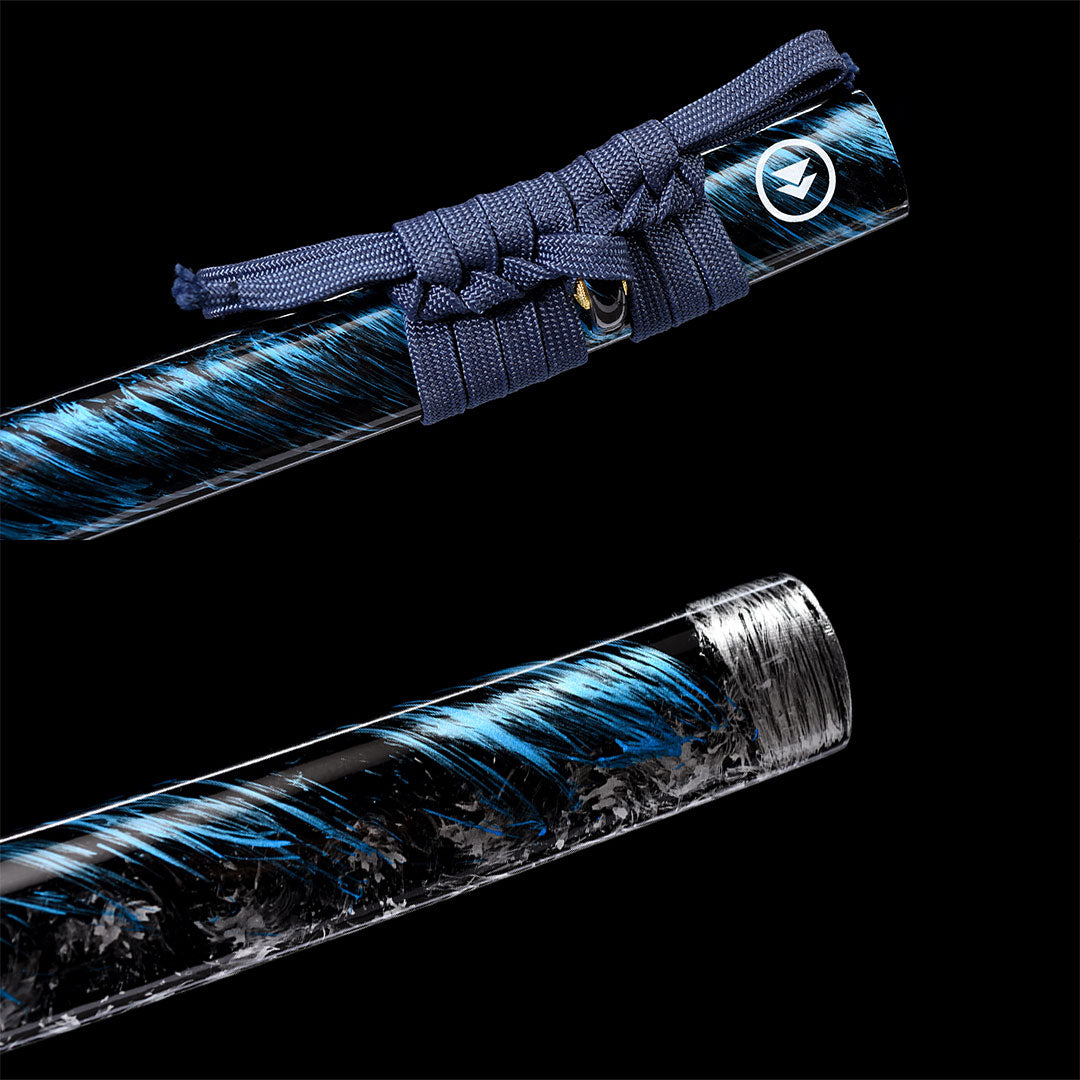 Ghost of Tsushima katana, Jin Sakai sword replica in 1060 steel, view 12