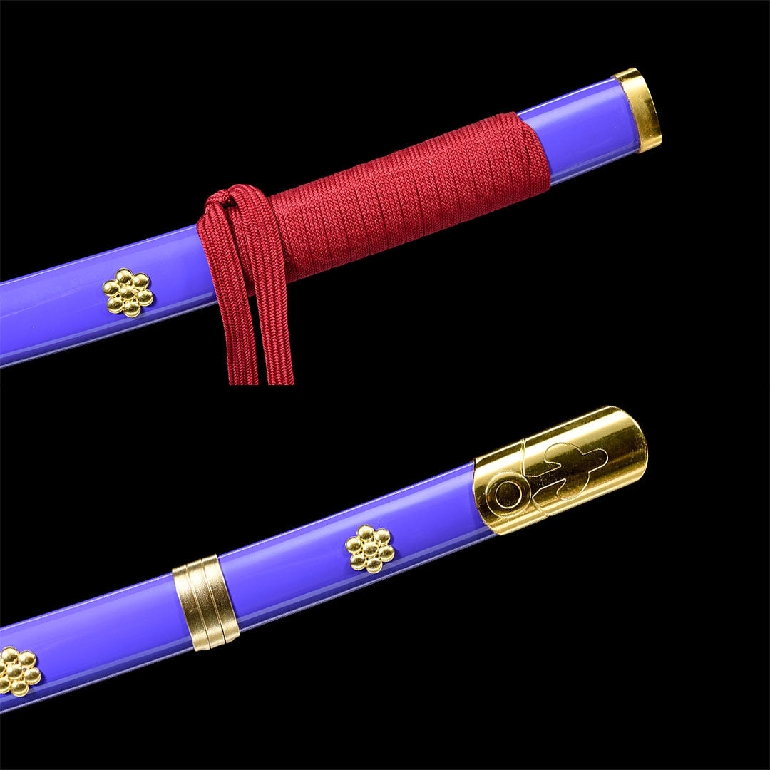 Zoro Enma sword replica from One Piece, 1060 carbon steel, view 12