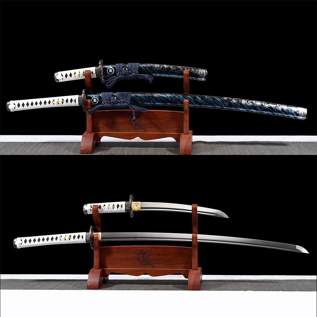 Ghost of Tsushima katana, Jin Sakai sword replica in 1060 steel, view 13
