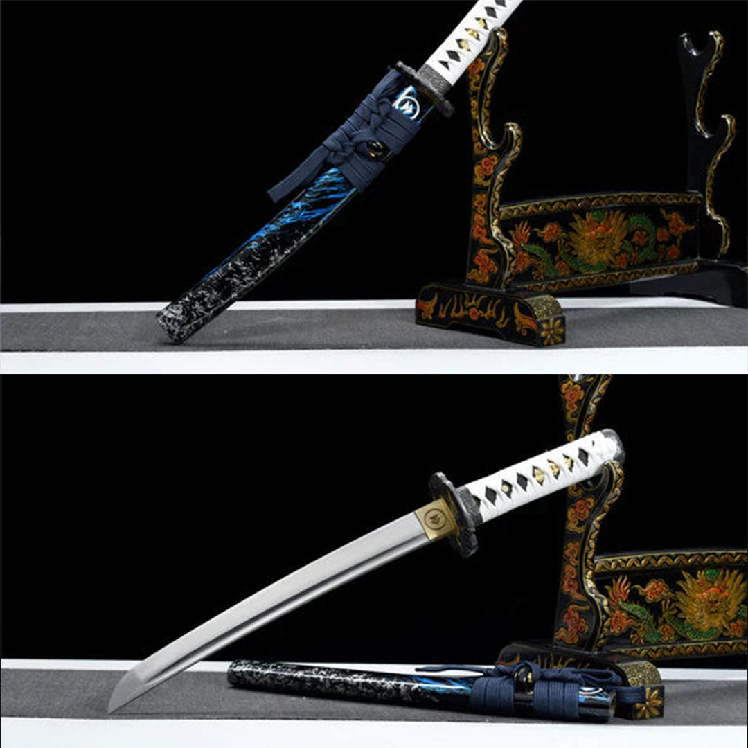 Ghost of Tsushima katana, Jin Sakai sword replica in 1060 steel, view 14