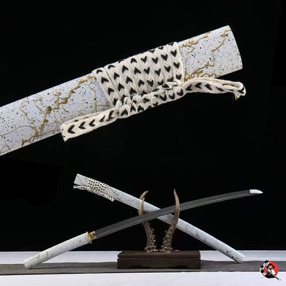 Ghost of Yotei Katana Gilded Night White - Limited Edition