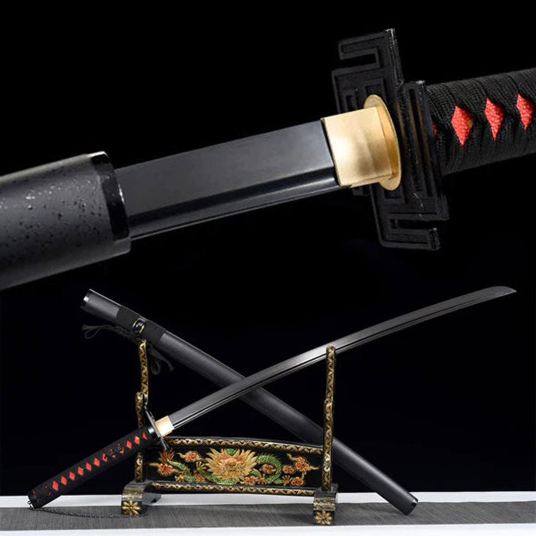 Ichigo Kurosaki sword replica from Bleach, black blade