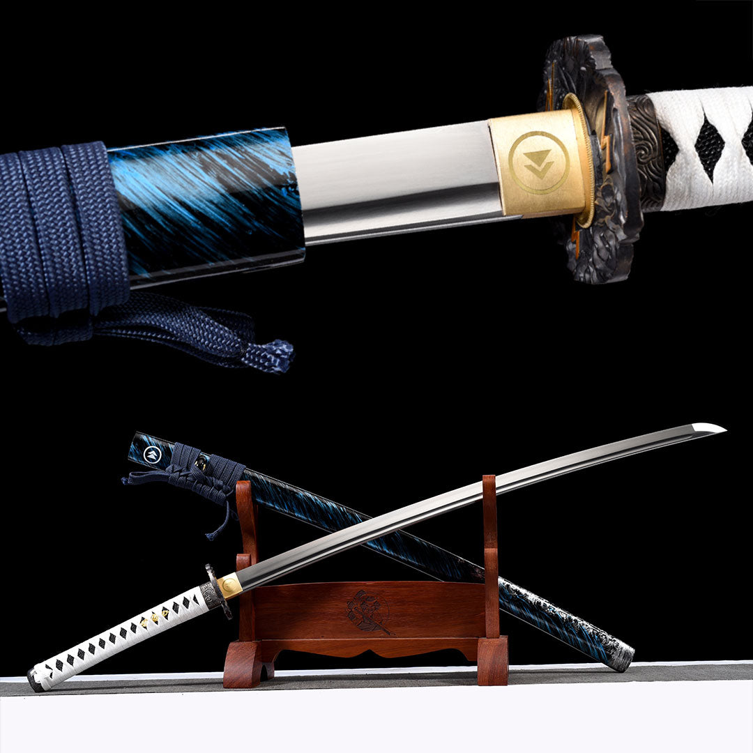 Ghost of Tsushima katana, Jin Sakai sword replica in 1060 steel