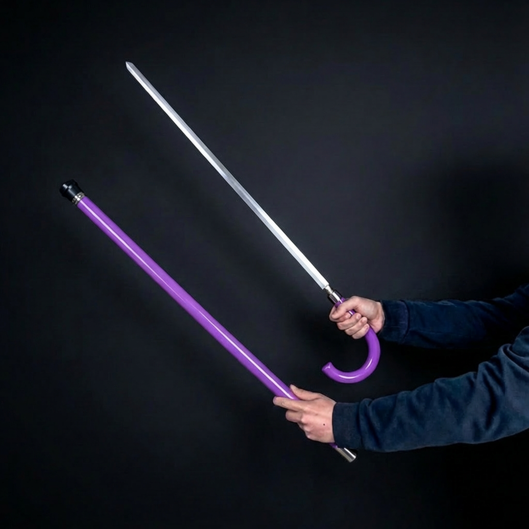 Brook Soul Cane sword from One Piece, hidden cane blade, view 2