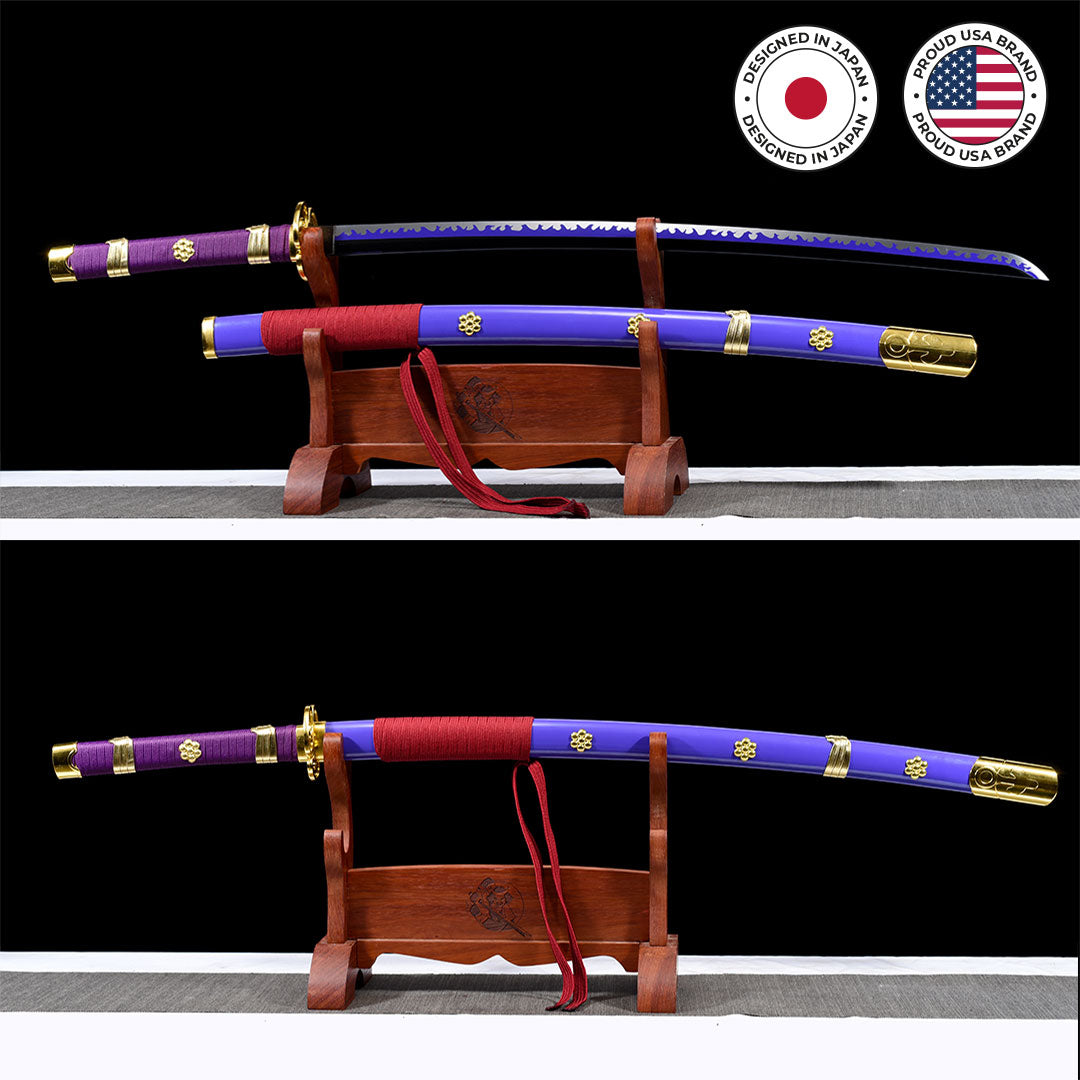 Zoro Enma sword replica from One Piece, 1060 carbon steel, view 2