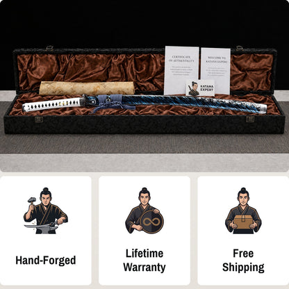Ghost of Tsushima katana, Jin Sakai sword replica in 1060 steel, view 3