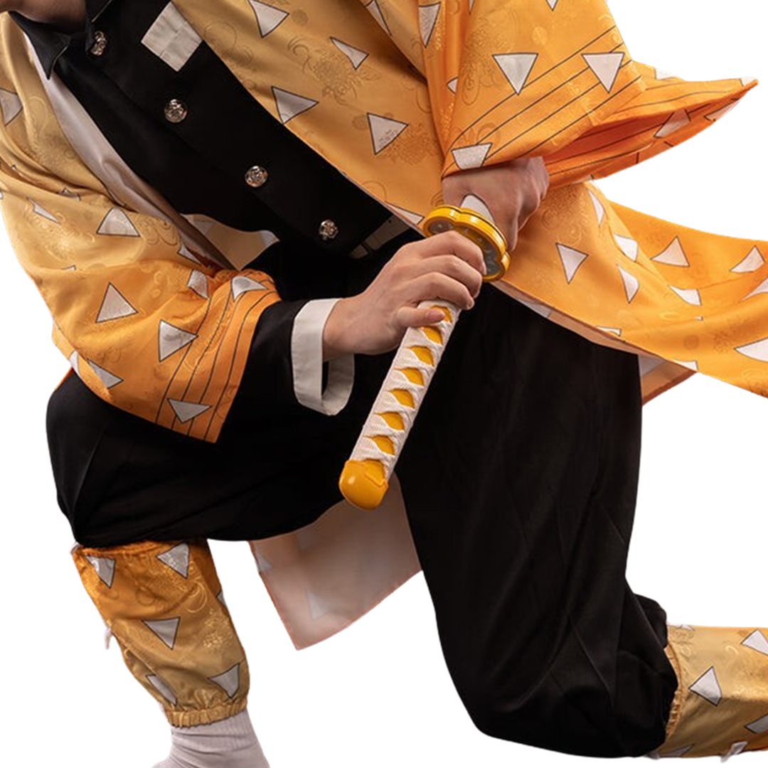 Zenitsu Agatsuma Cosplay Costume