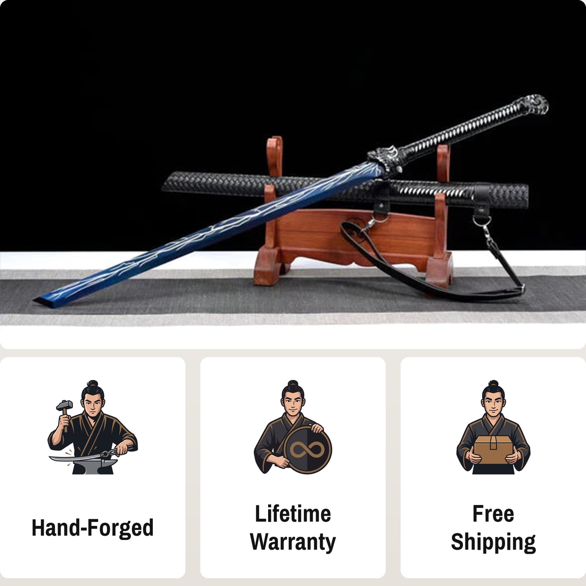 blue sword