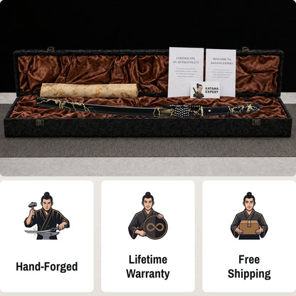 Ghost of Yotei Katana Gilded Night - Limited Edition