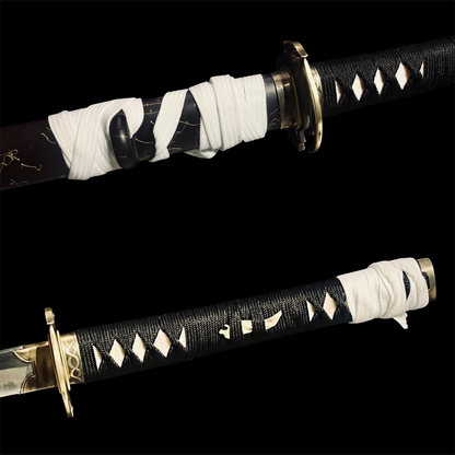 Ghost of Yotei Wolf Blade katana, limited edition T10 steel, view 4
