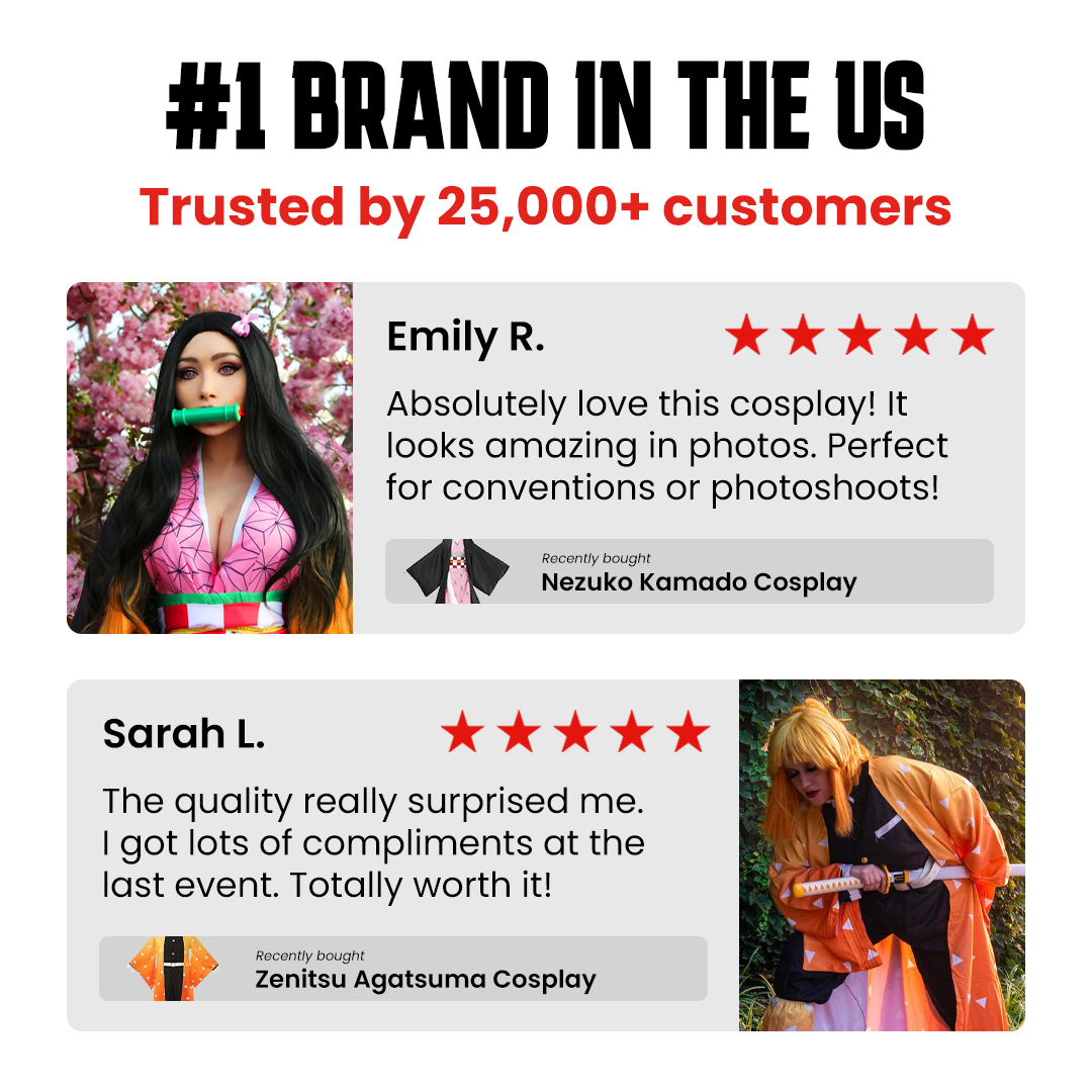 Zenitsu Agatsuma Cosplay Costume