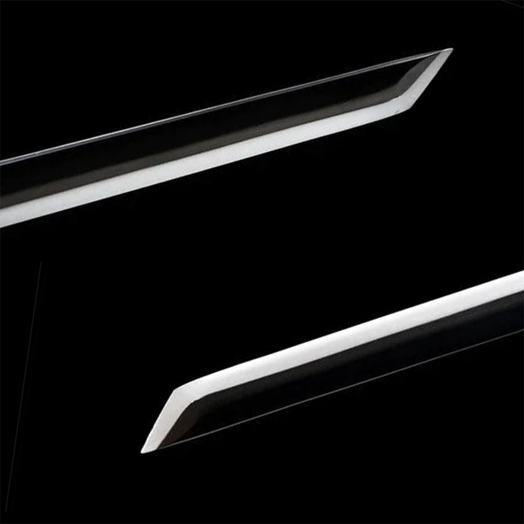 Sasuke Kusanagi sword replica, black 1060 carbon steel blade, view 6
