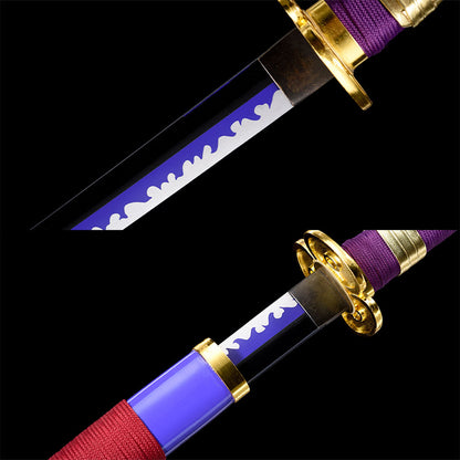 Zoro Enma sword replica from One Piece, 1060 carbon steel, view 4