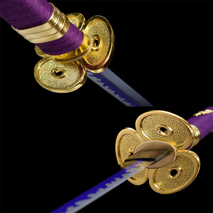 Zoro Enma sword replica from One Piece, 1060 carbon steel, view 11