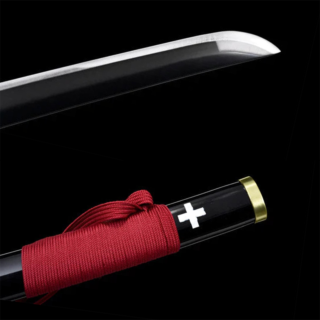 Trafalgar Law Kikoku sword replica, black blade, view 6