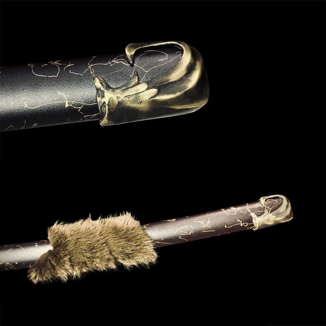 Ghost of Yotei Wolf Blade katana, limited edition T10 steel, view 8