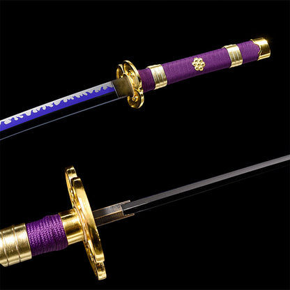 Zoro Enma sword replica from One Piece, 1060 carbon steel, view 6