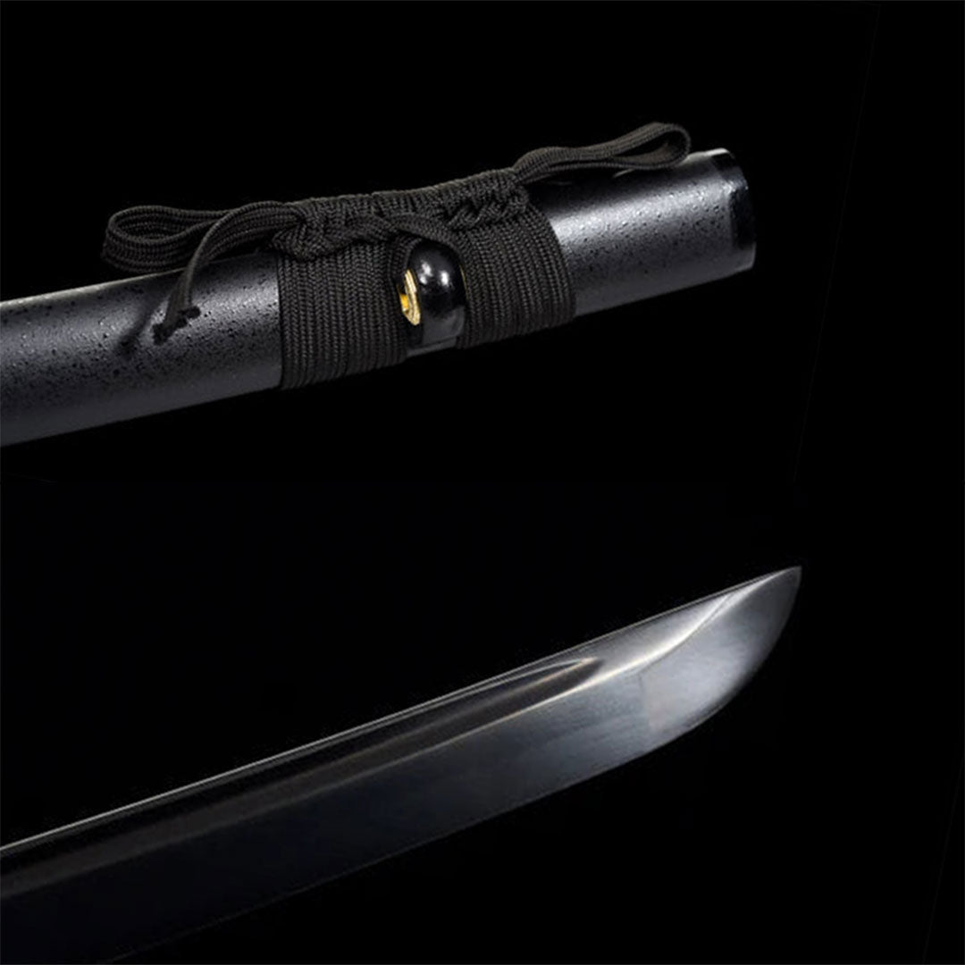 Ichigo Kurosaki sword replica from Bleach, black blade, view 6