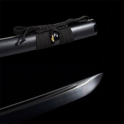 Ichigo Kurosaki sword replica from Bleach, black blade, view 6