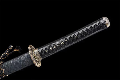 Tsuka-Dragon-de-Mer-Acier-Damas-Full-Tang