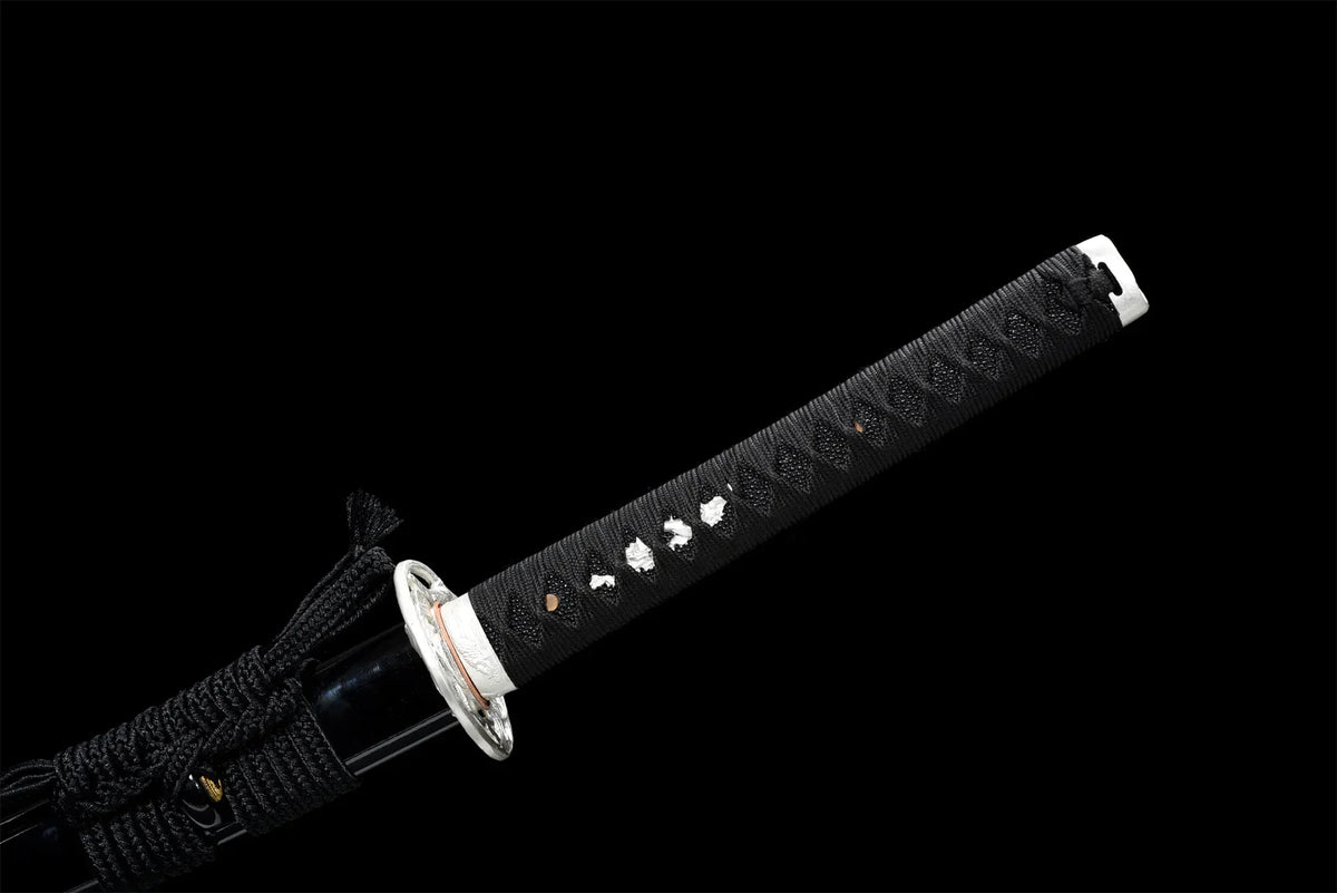 Tsuka-Prunier-Acier-T10-Hamon-Veritable