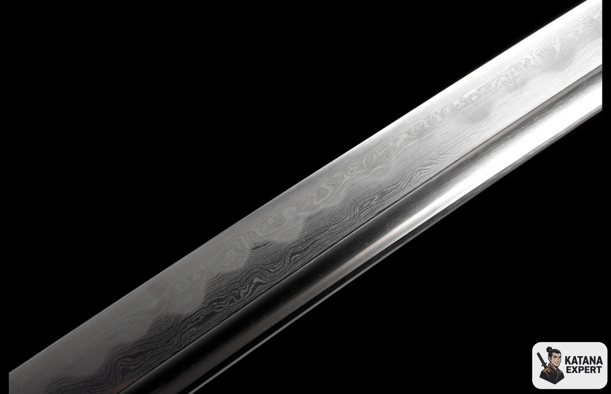 Ghost of Tsushima limited edition katana, T10 steel with hamon, view 8