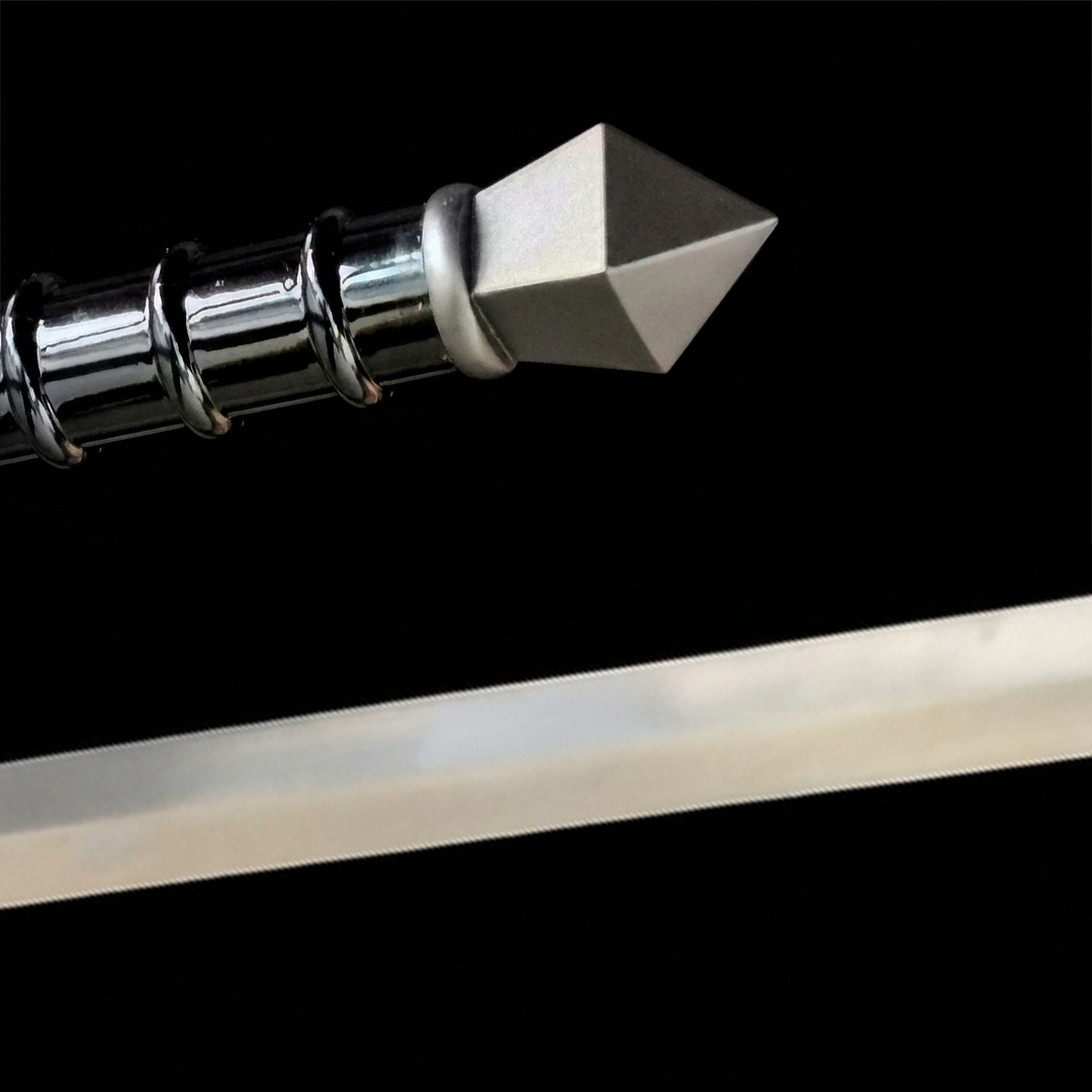 Nazgul sword ribbed grip close up