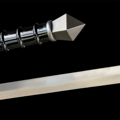 Nazgul sword ribbed grip close up
