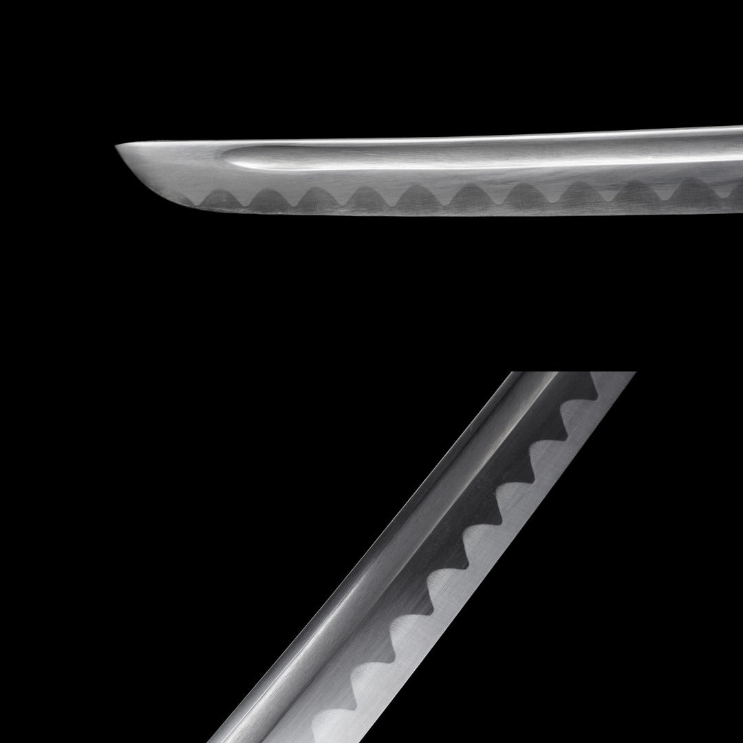 Falcon Claw Katana blade tip and hamon