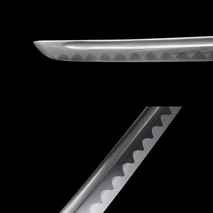 Falcon Claw Katana blade tip and hamon