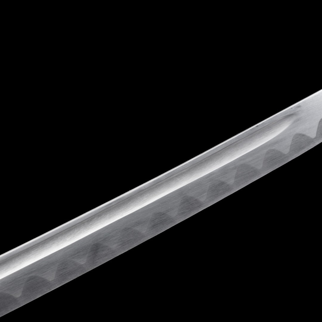 Raging Wave Katana blade close up
