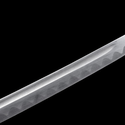 Raging Wave Katana blade close up