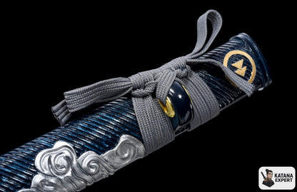 Ghost of Tsushima limited edition katana, T10 steel with hamon, view 11